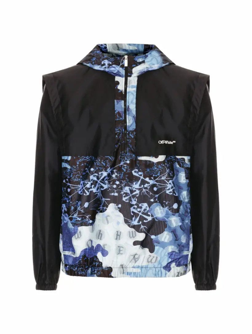 

Ветровка с принтом Off-White, мультиколор
