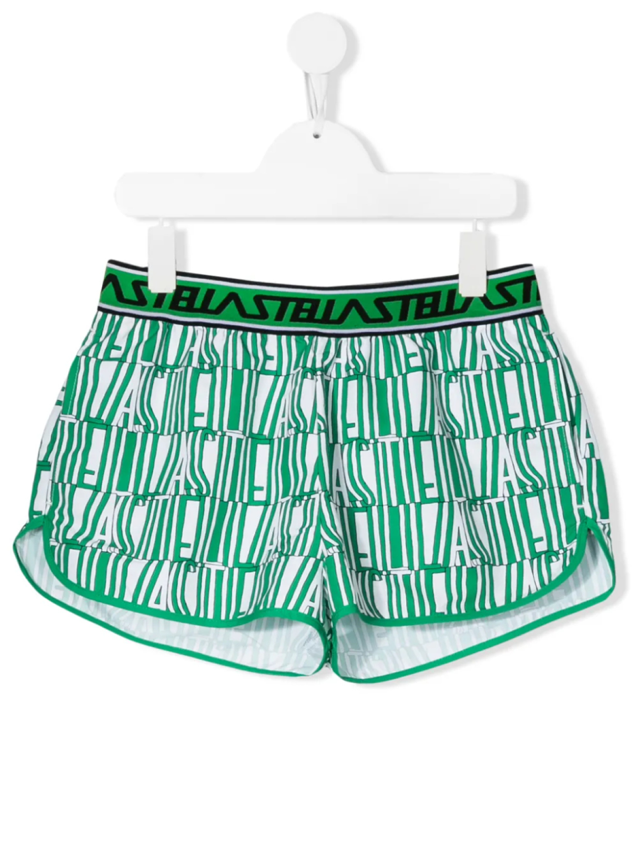 

Stella McCartney Kids шорты с логотипом, зеленый