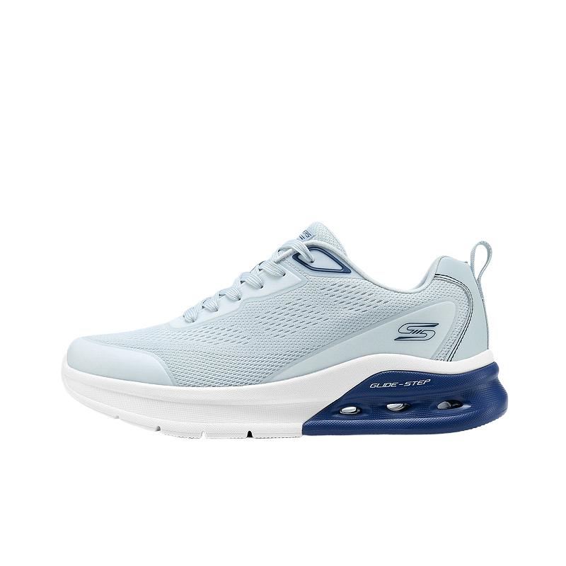 

Skechers Износостойкие низкие повседневные туфли Bob's, мужские, сине-серые