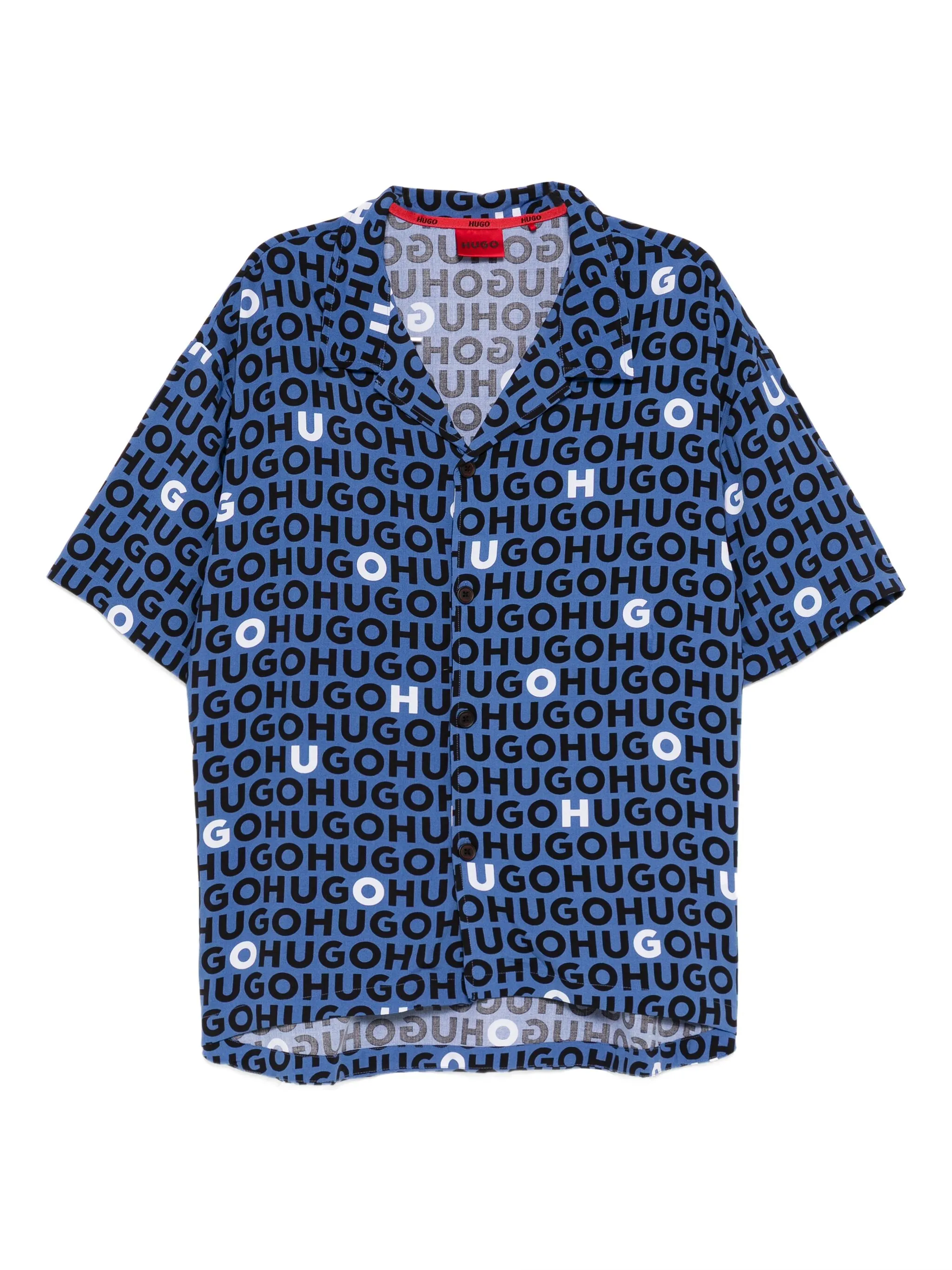 

Рубашка с логотипом Hugo, синий