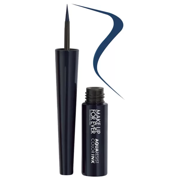 

Aqua resist color ink 24-часовая водостойкая жидкая подводка для глаз Make Up For Ever, цвет 3 matte midnight