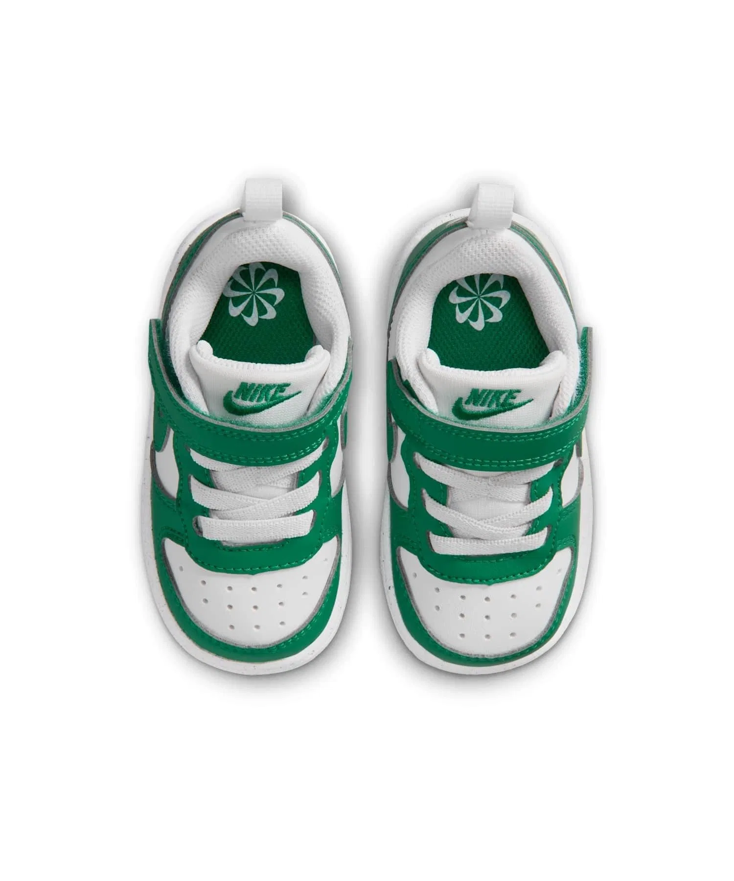 Детские кроссовки NIKE Court Borough Low Recraft для малышей белые — фото 4