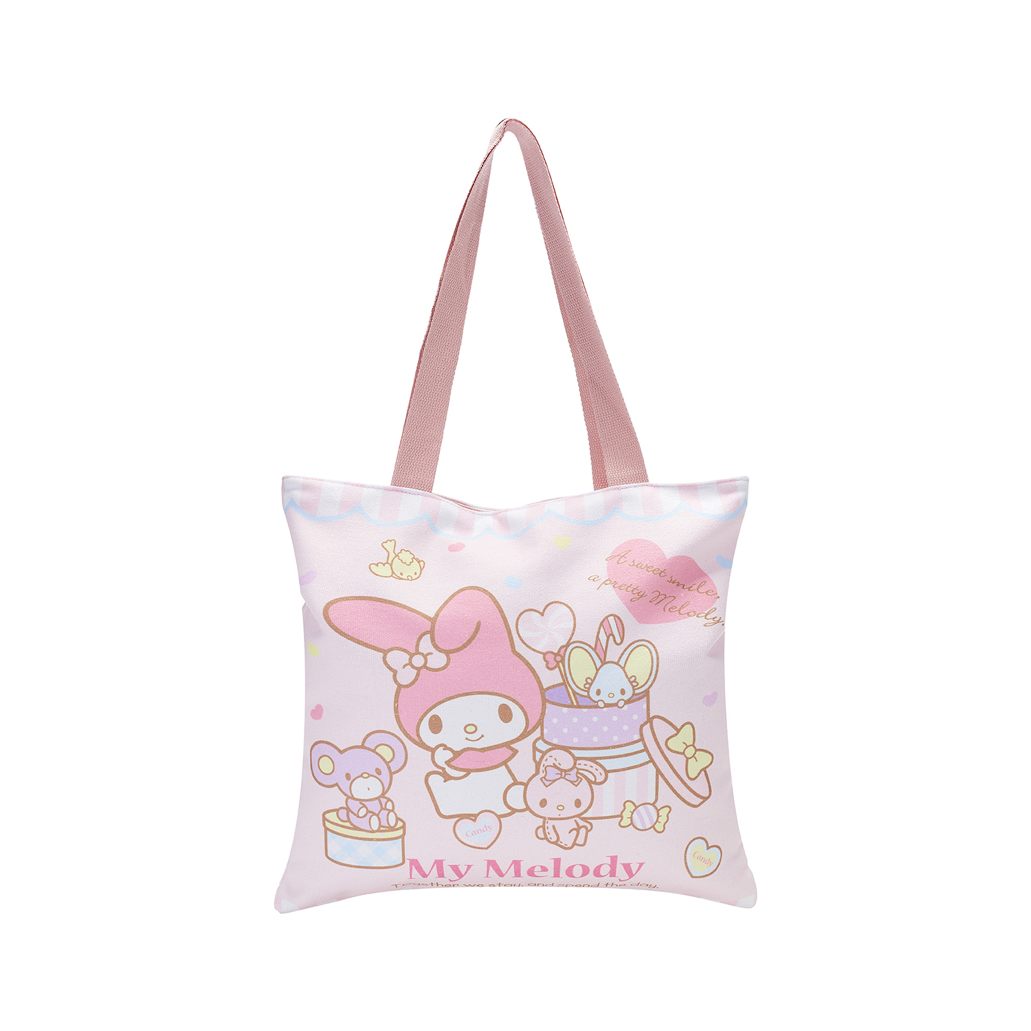 

Sanrio Сумка Melodi Canvas, женская сумка через плечо, розовая