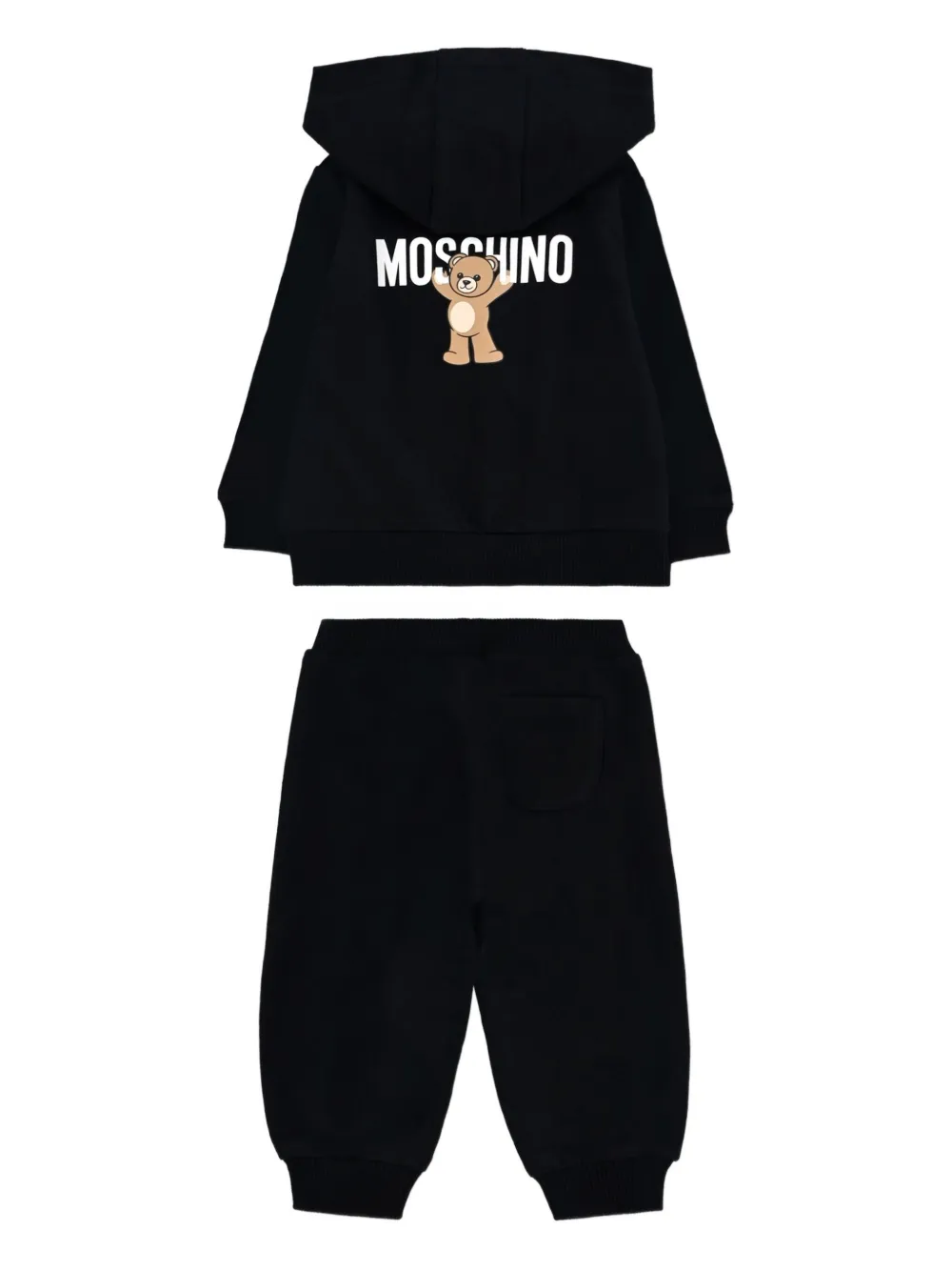 Спортивный костюм с принтом Teddy Bear Moschino Kids, черный — фото 2