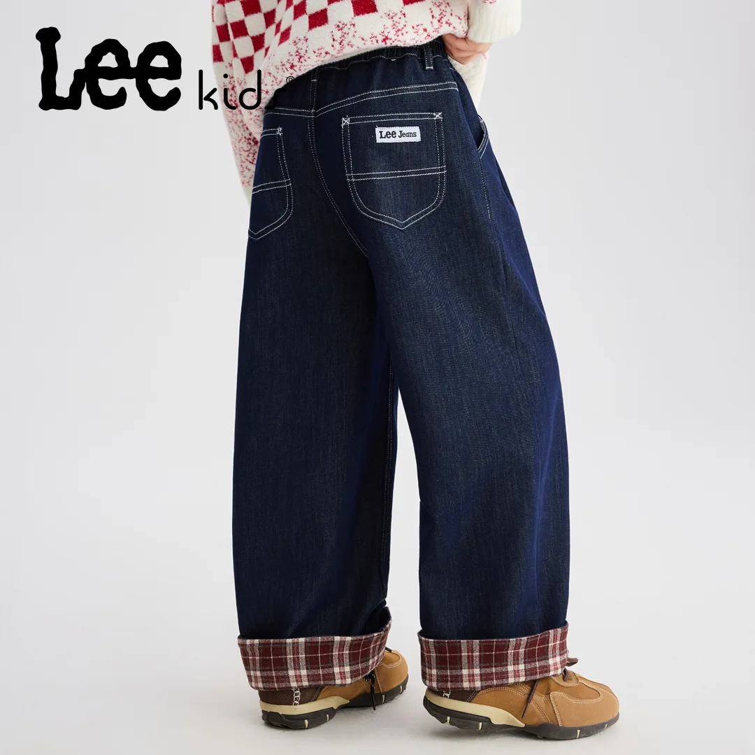 Детские джинсы Lee, темно-синий (Fleece-Lined) — фото 3