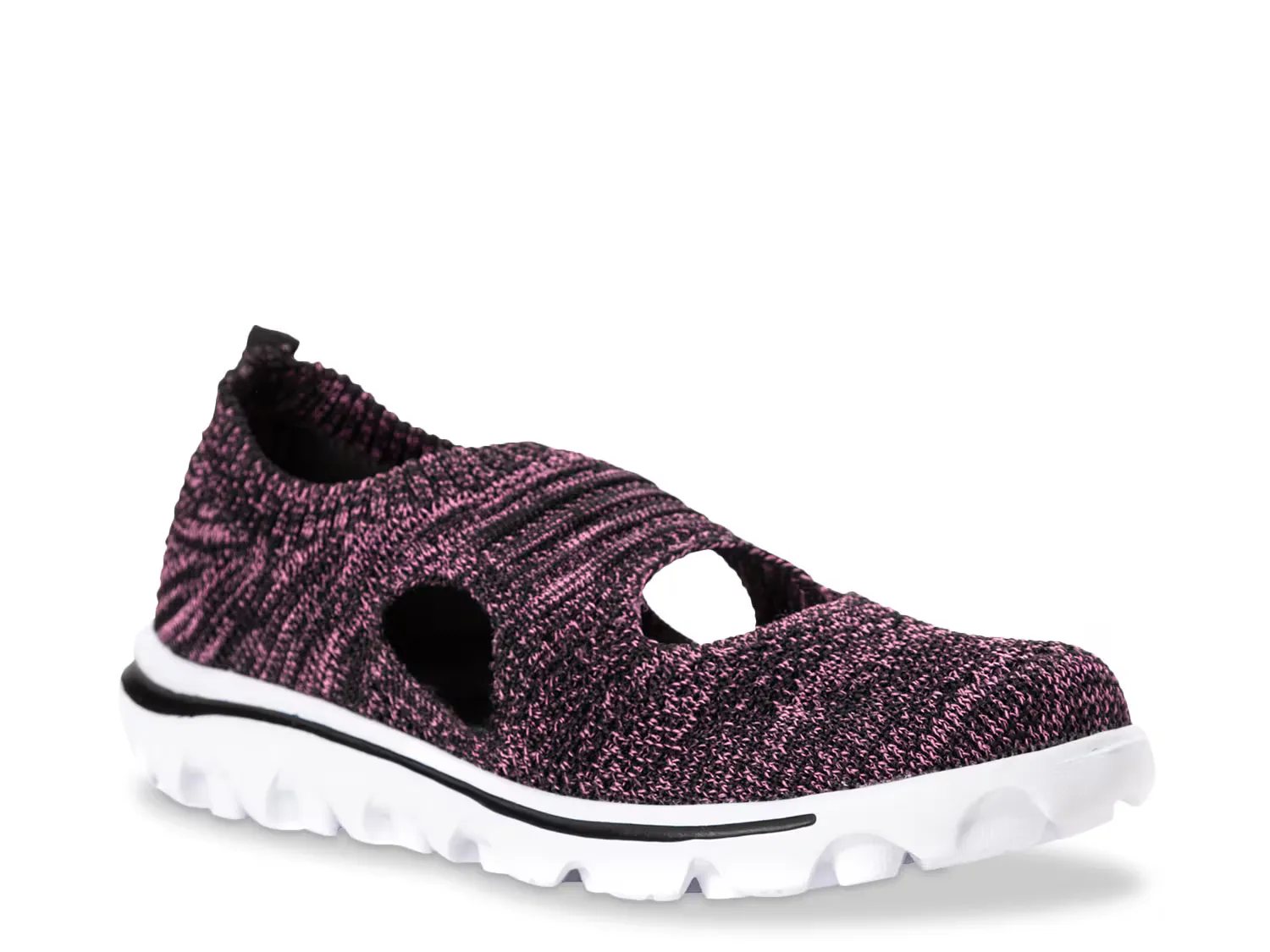 

Кроссовки Travelactiv Slip-On Propet, черный/розовый