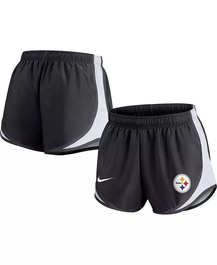 

Женские черные шорты Pittsburgh Steelers Tempo Nike