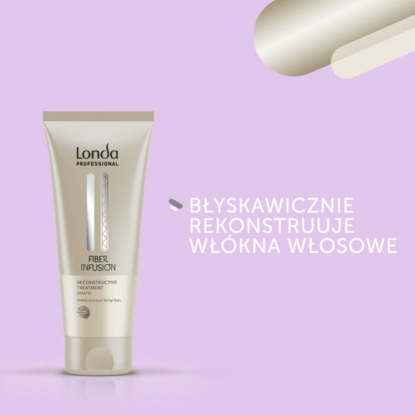 Маска для восстановления волосяного волокна, 200 мл Londa Professional Fiber infusion — фото 2