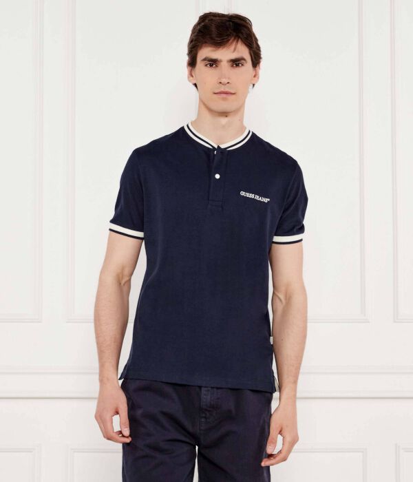 

Рубашка поло Regular fit Guess Jeans, синий