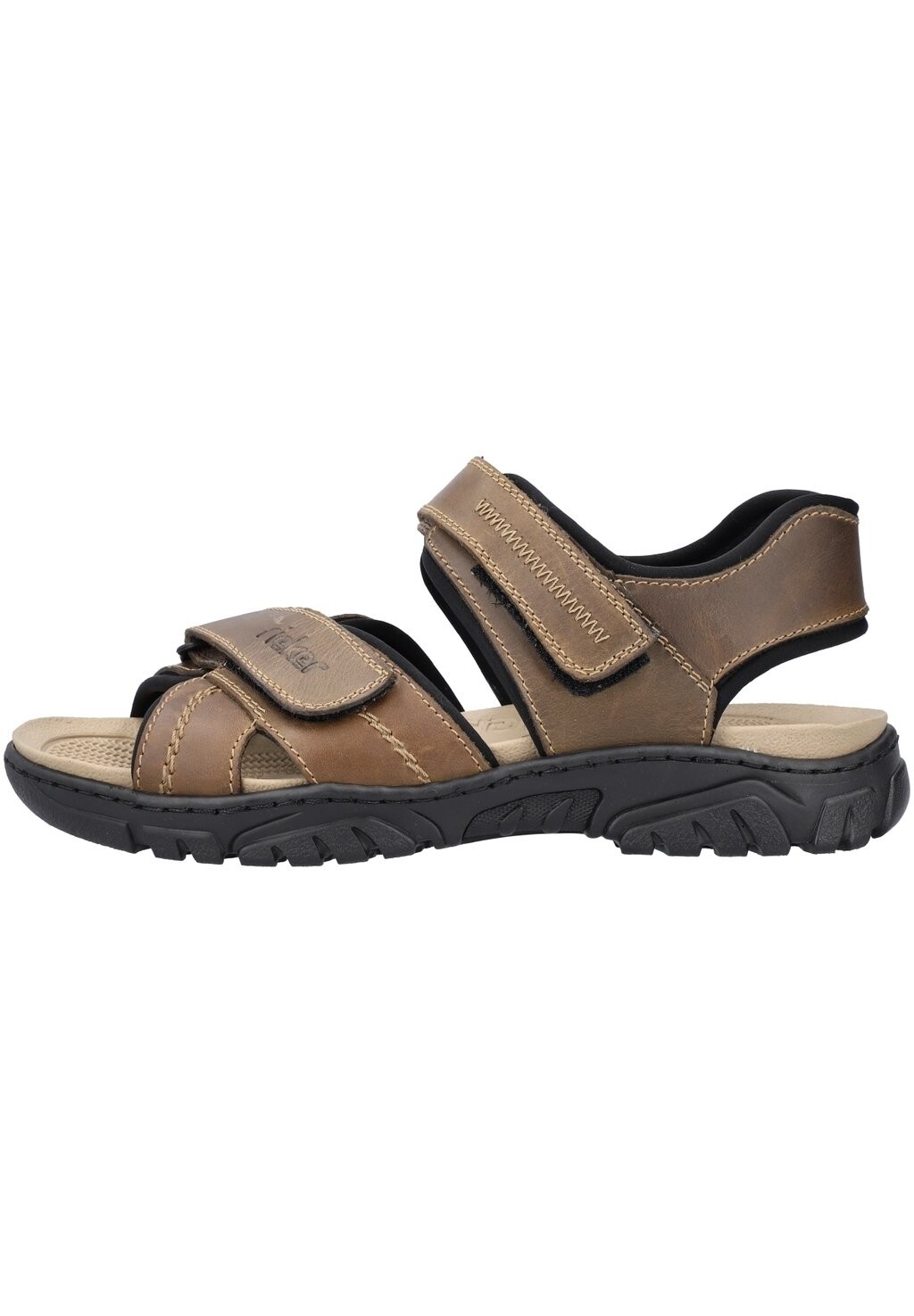 

Трекинговые сандалии Rieker, цвет tobacco black