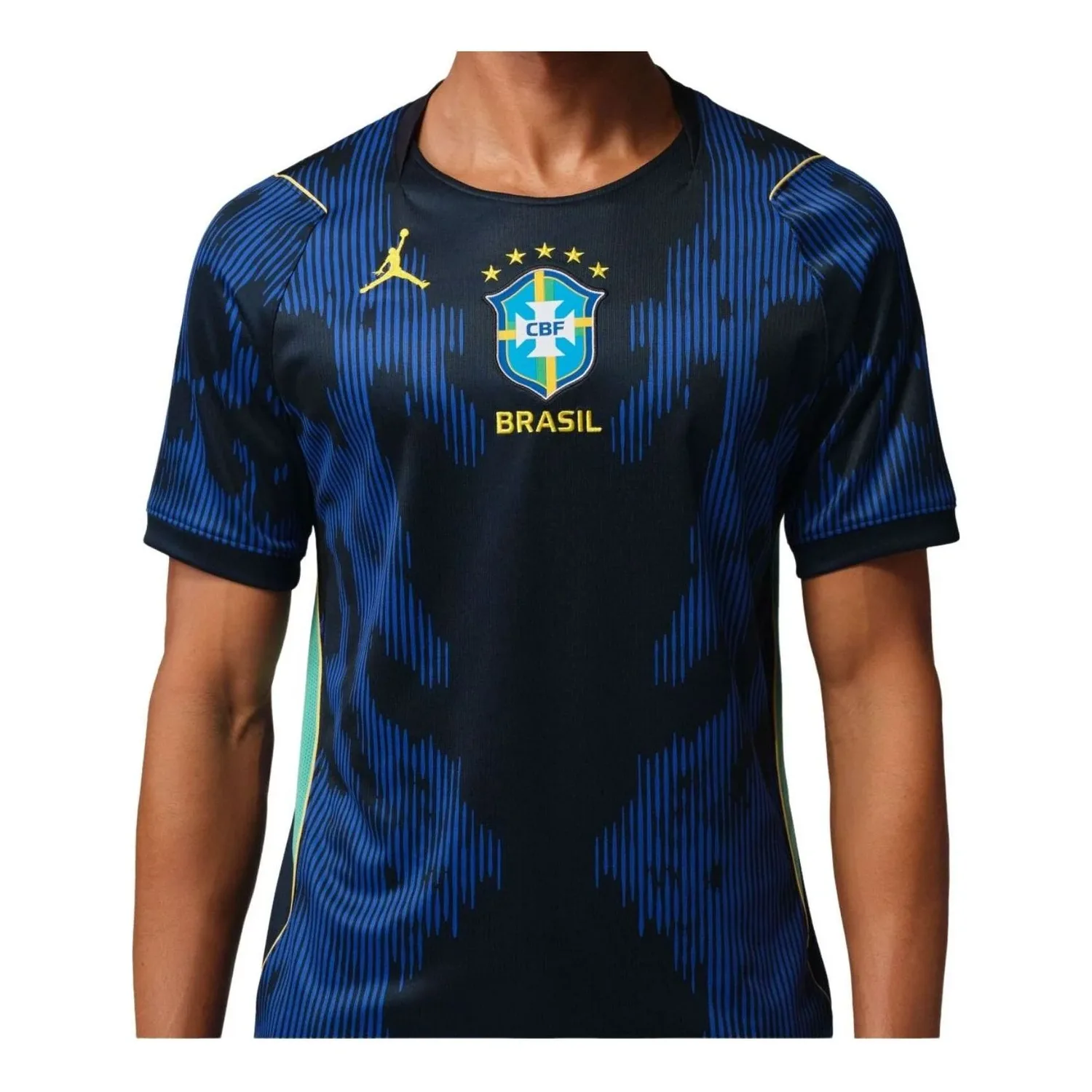 Реплика выездной футболки Air Jordan Brazil 2026 Stadium 'Royal', синий