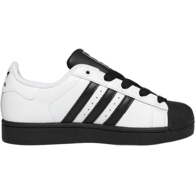 Детские кроссовки для скейтбординга Superstar 2 Low Top Adidas, белый/черный — фото 2