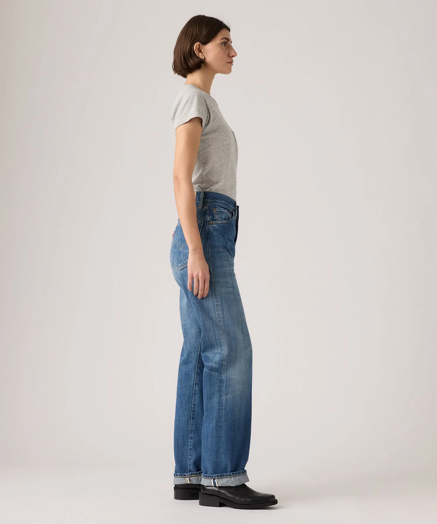 Levi's/Levi's LEVI'S(R) Винтажная одежда 1950-х годов, джинсы 701, цвет индиго, средний размер. — фото 3