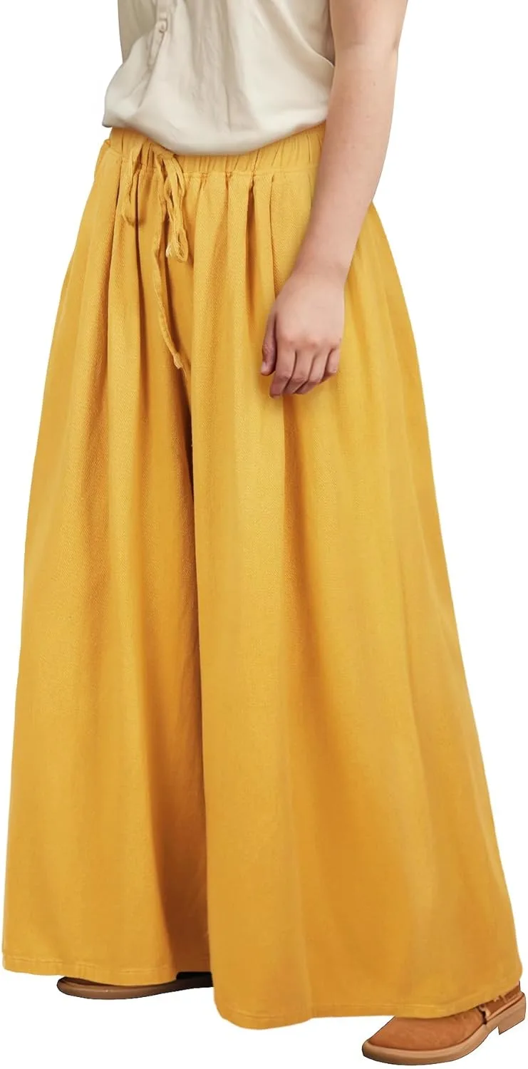 

Женские джинсы Wide Leg Baggy Plus Size с эластичным поясом и глубокими карманами, цвет Light Blue JEGERMIG