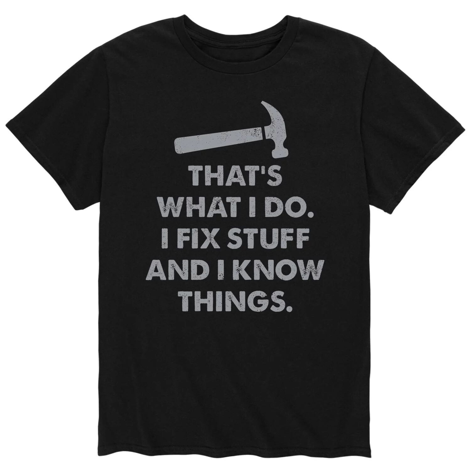 

Мужская футболка Fix Stuff And I Know Things Licensed Character