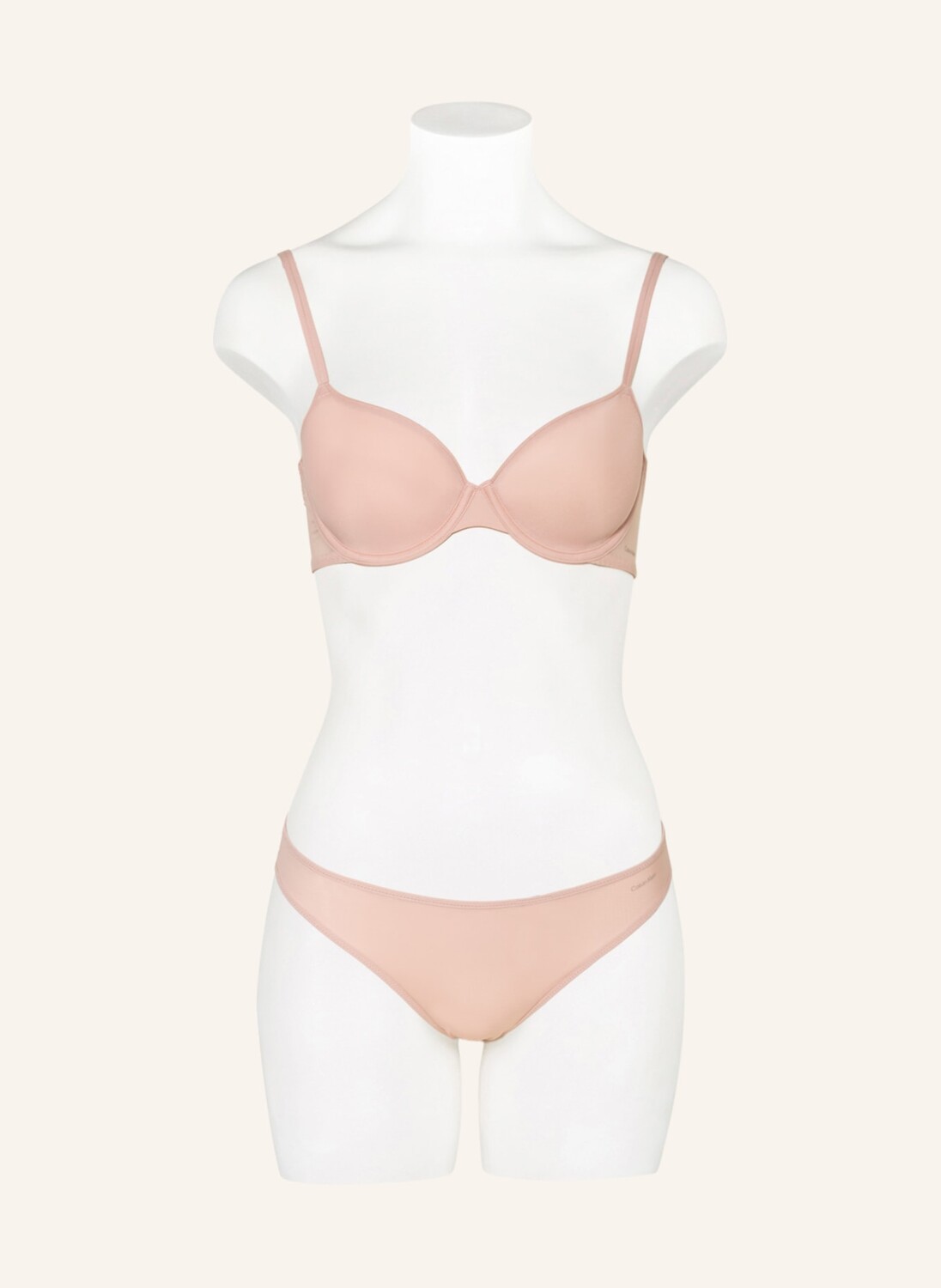 Футболка Calvin Klein -BH SHEER MARQUISETTE, роза — фото 2
