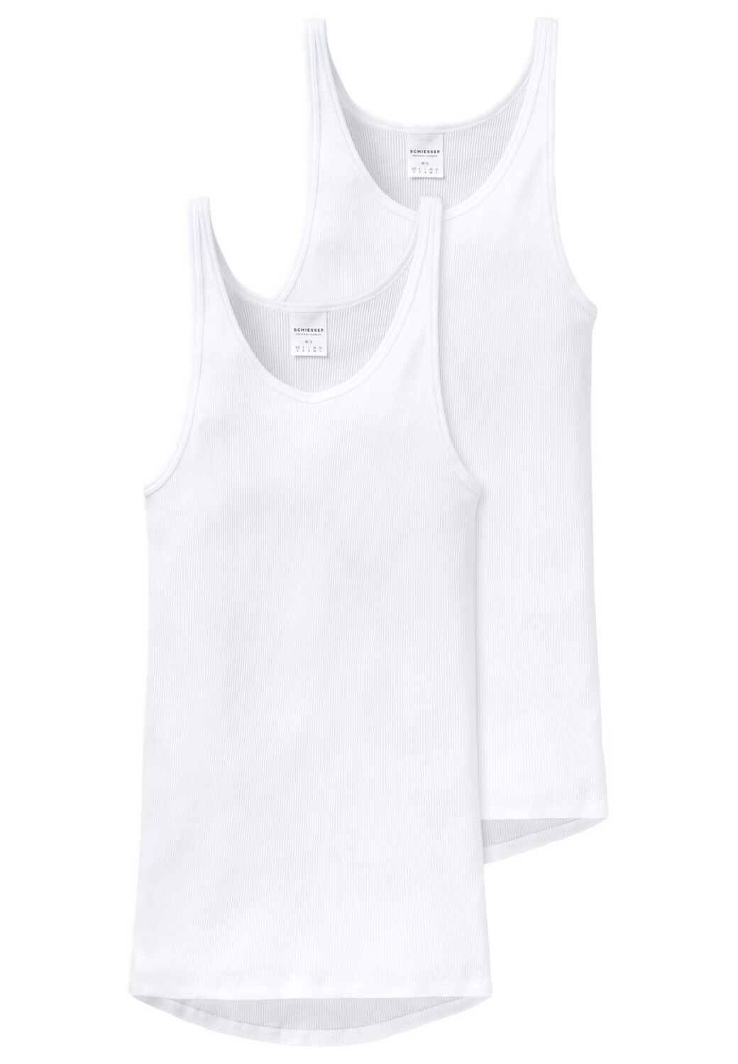 

Майка Schiesser/Tanktop Original Classics Doppelripp, белый