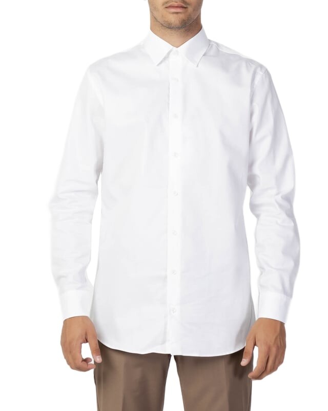 

Избранные рубашки Regethan Classic Overshirt Wit Selected, белый