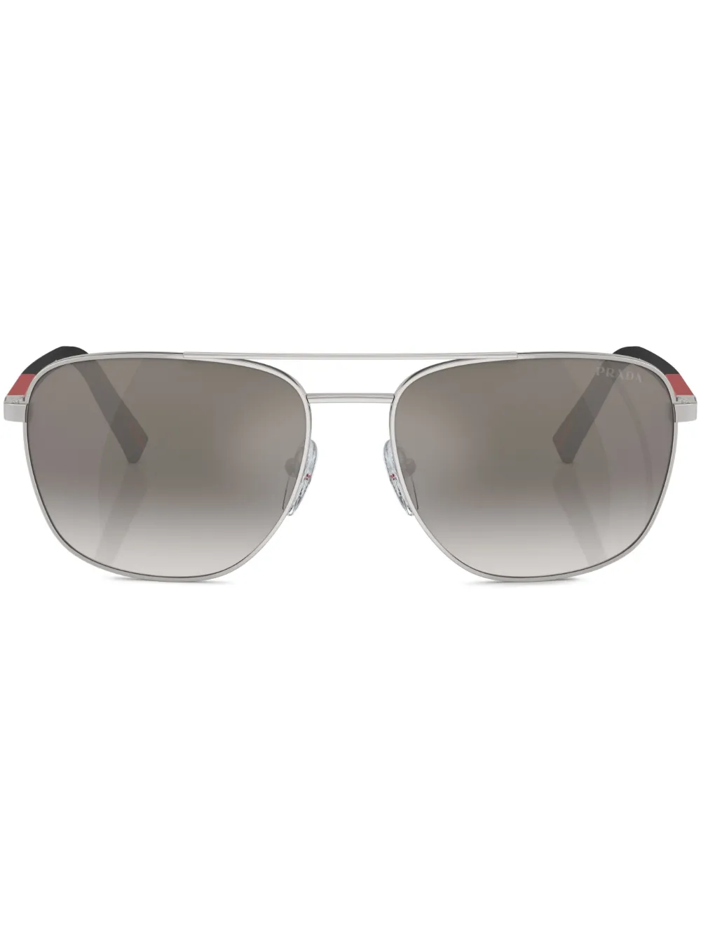 

Солнцезащитные очки Linea Rossa Prada Linea Rossa, серебяный