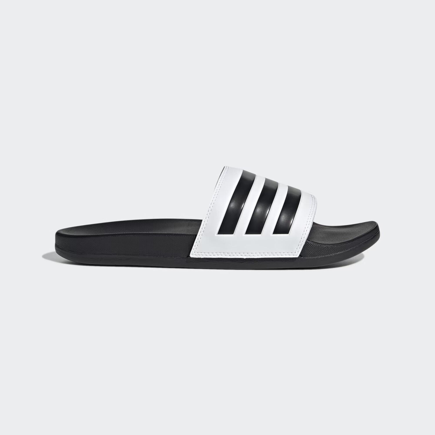 

Шлепанцы Adilette Comfort Adidas, цвет Cloud White/Core Black/Core Black