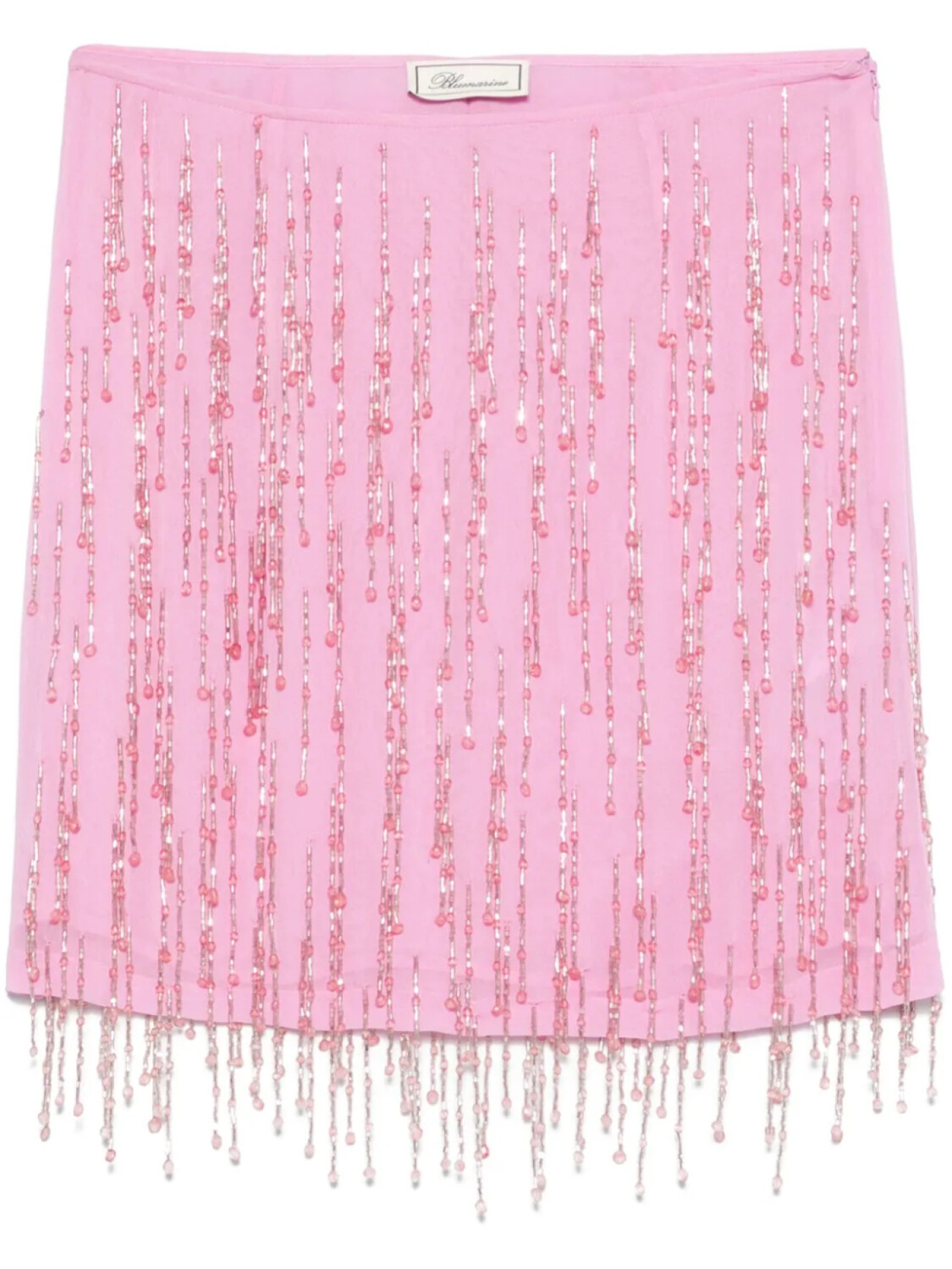 

Blumarine юбка мини с бисером, розовый