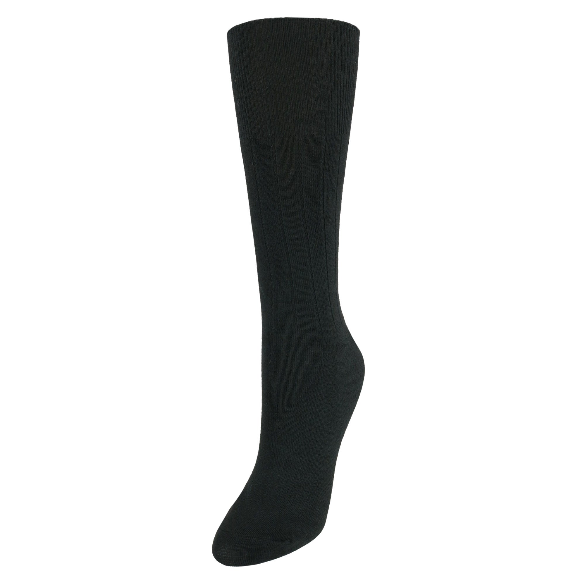 

Женские носки из хлопковой смеси Comfort Top Circulation Dress Socks Windsor Collection, черный