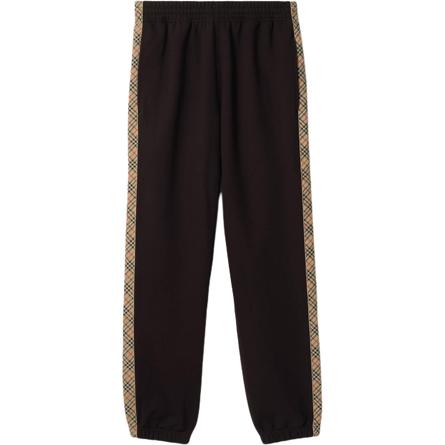 

Обрезанные хлопковые спортивные брюки Burberry, сирень