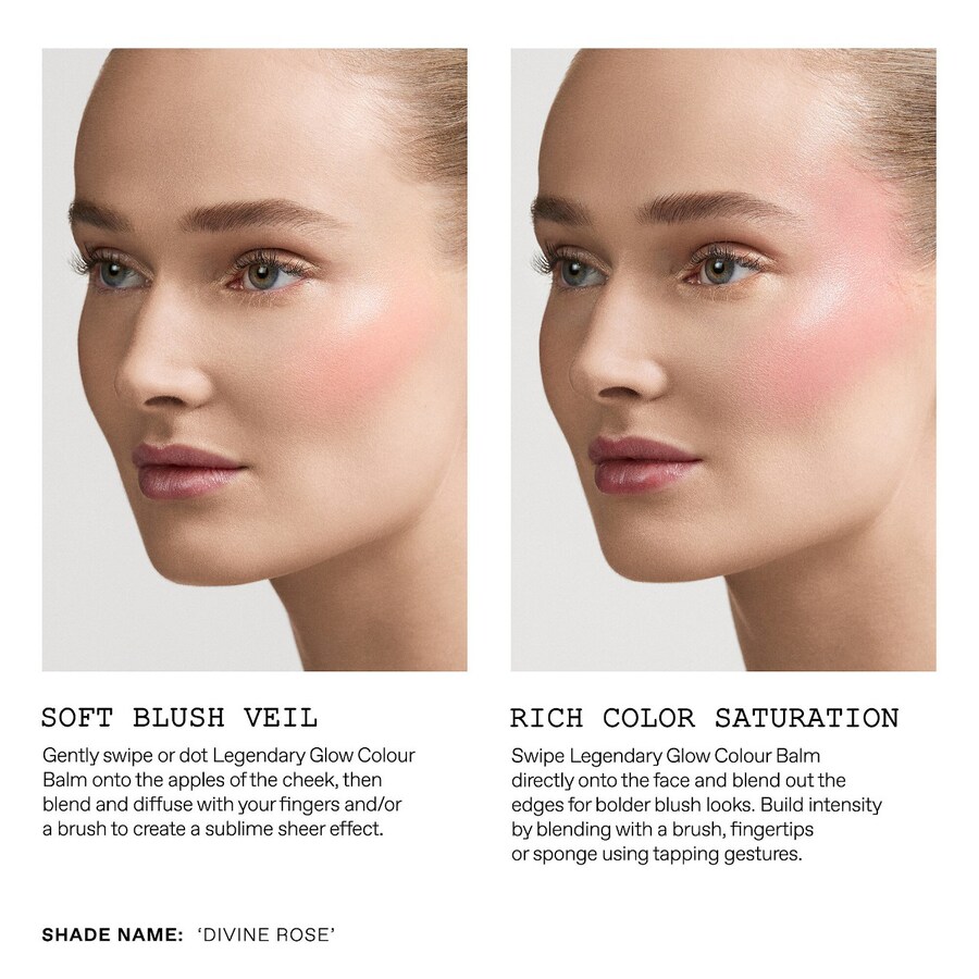 Кремовые румяна Divine Cream Blush: Легендарный бальзам для лица Legendary Glow Color Balm PAT McGRATH LABS, 0.24 oz /7 g, Divine Rose — фото 3