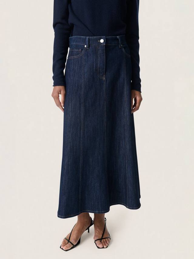 

SLNinnie расклешенная джинсовая миди-юбка Soaked In Luxury