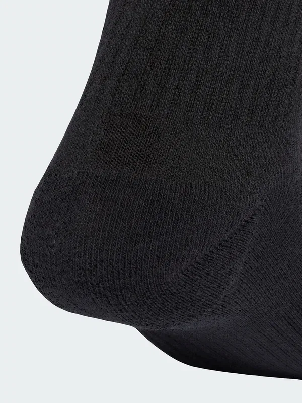 Носки спортивные Adidas Performance 3 stripes cushioned crew stone wash 3 pair pack, цвета черный, белый, оливковый — фото 3