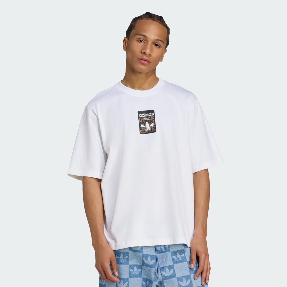 

Футболка Adidas Leo Oversized Tee, белый