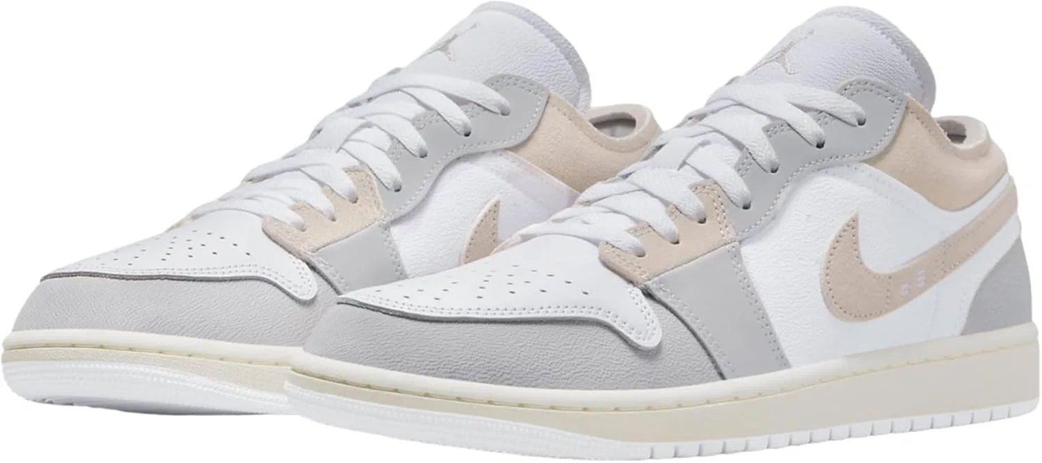 Кроссовки детские Nike Air Jordan 1 Low, цвет Tech Grey/Lt Orewood Brown-white — фото 3