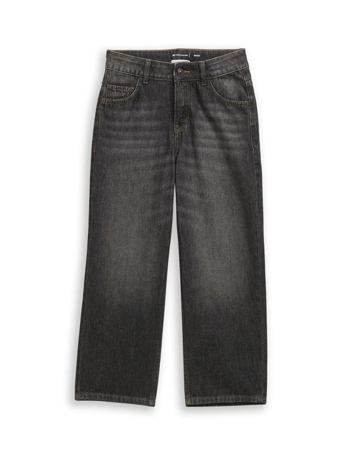 Джинсы свободного кроя Tom Tailor, Black Denim