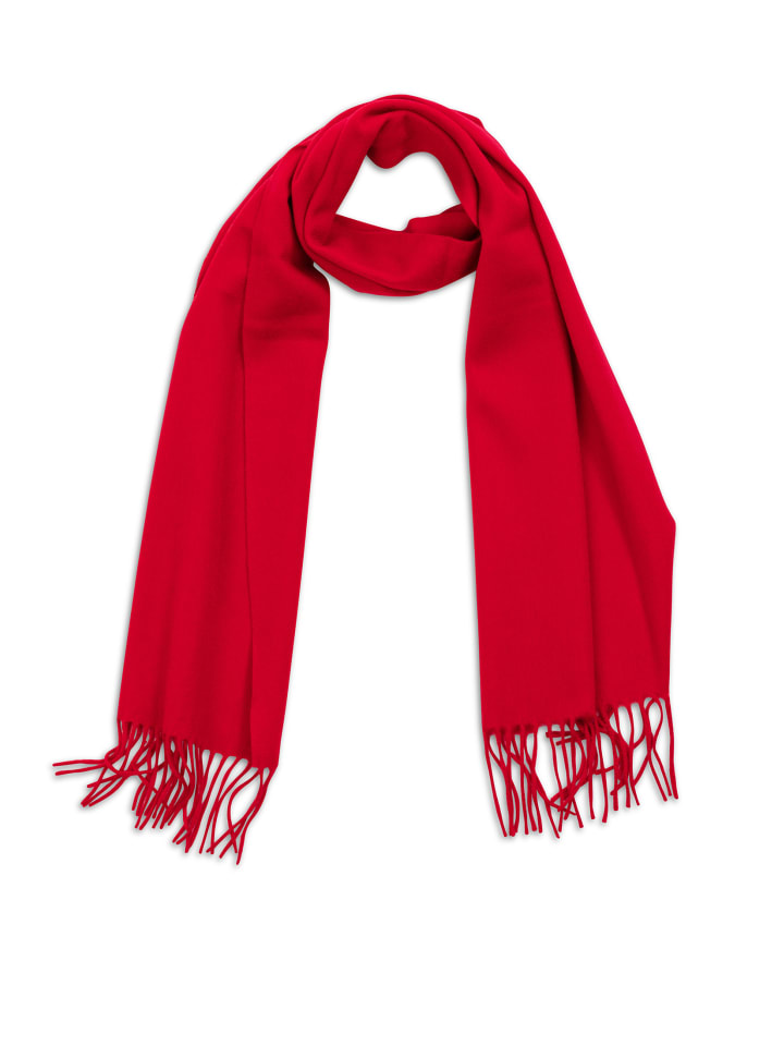 

Органический шарф красного цвета CASH-MERE.CH