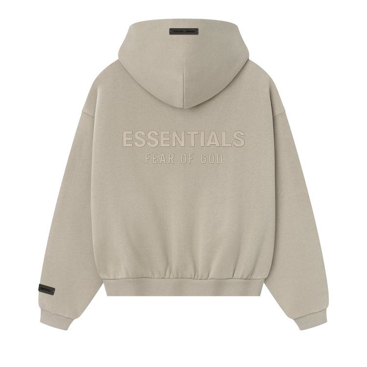 Худи Fear of God Essentials Kids Fleece Zip-Up Hoodie, Timber — фото 2