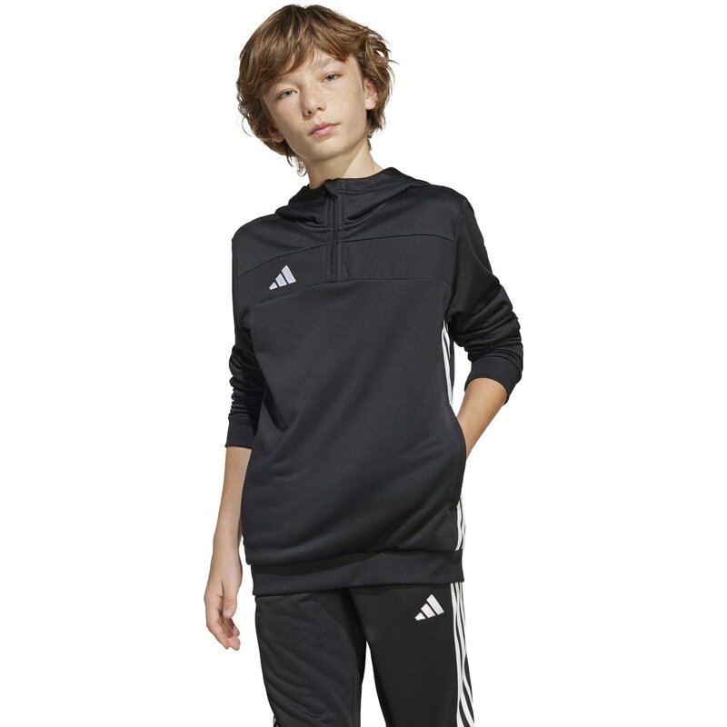 Толстовка с капюшоном Tiro 25 Essentials Kids Sweat Adidas, черный — фото 2