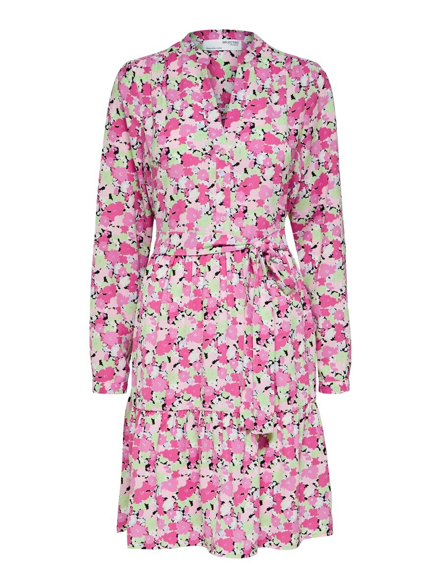 

Платье рубашка SELECTED FEMME Shirt Dress, разноцветный