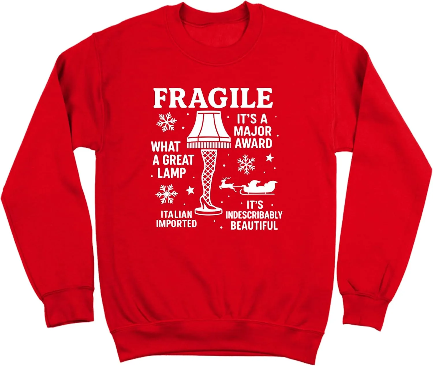 

Свитшот Donkey Tees FRAGILE LEG LAMP