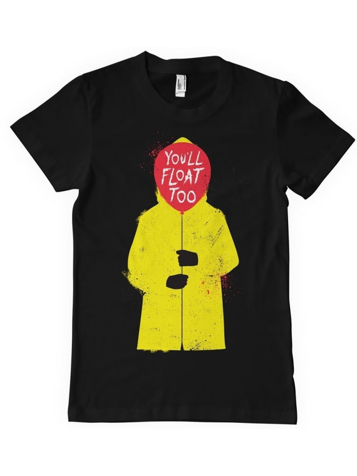 

It Футболка "Youll Float Too Big Tall T-Shirt" черного цвета, Черный, It Футболка "Youll Float Too Big Tall T-Shirt" черного цвета
