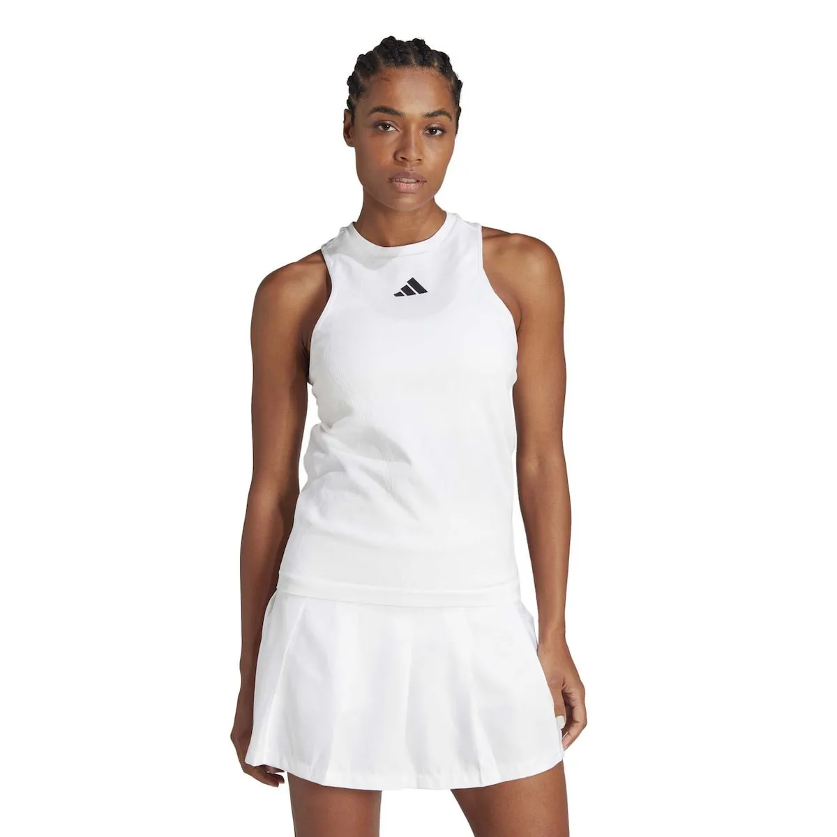 

LDN Y-TANK женская теннисная рубашка Adidas, белый