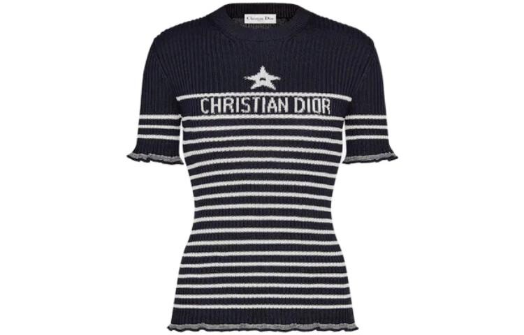 

Свитер женский Dior, синий / белый