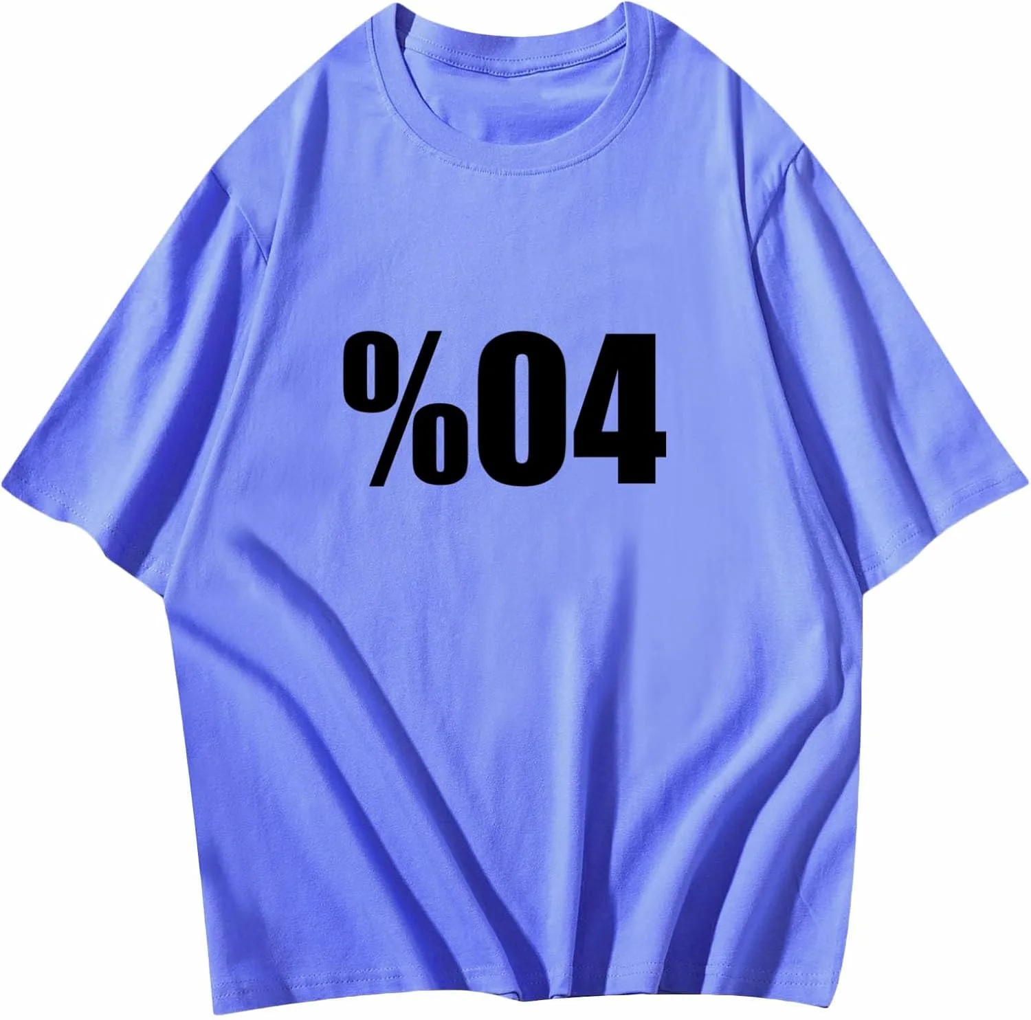 

TYQQU Женская футболка Solid Color, тонкая, свободного кроя