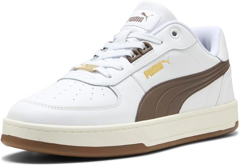 Мужские кроссовки PUMA Caven 2.0 Lux на шнуровке - Белые — фото 2