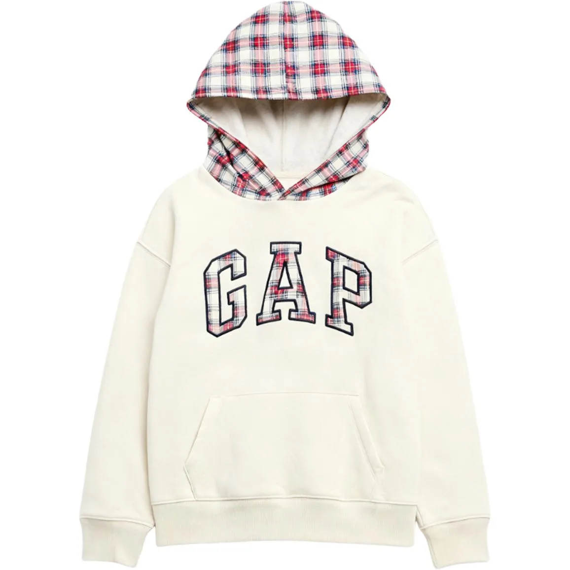 Детский свитшот с круглым вырезом GAP, экрю