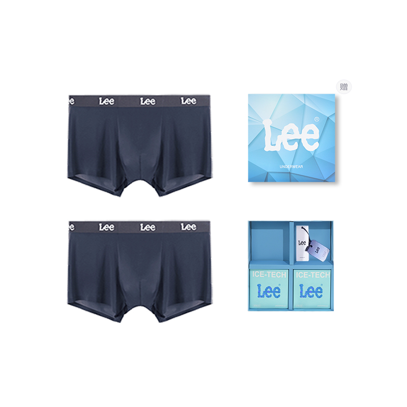 

Hui guang ii generation трусы мужские подарочная упаковка из 2 штук Lee, синий