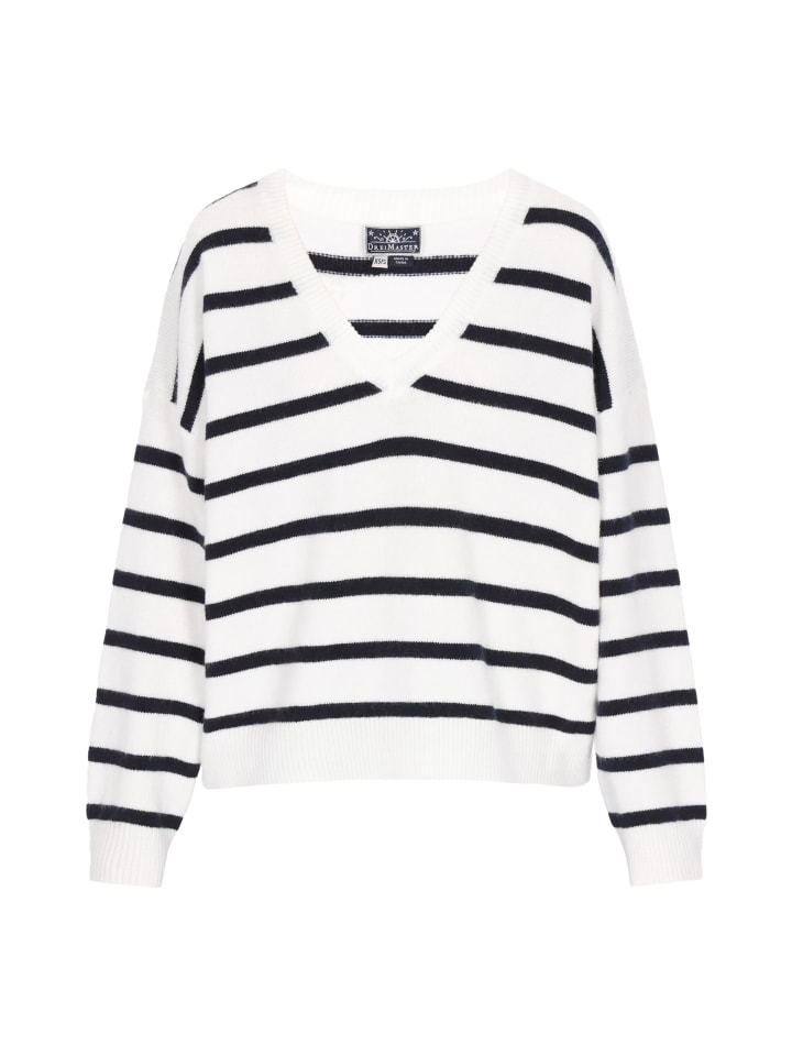 

Пуловер DreiMaster Maritim, цвет offwhite navy stripe