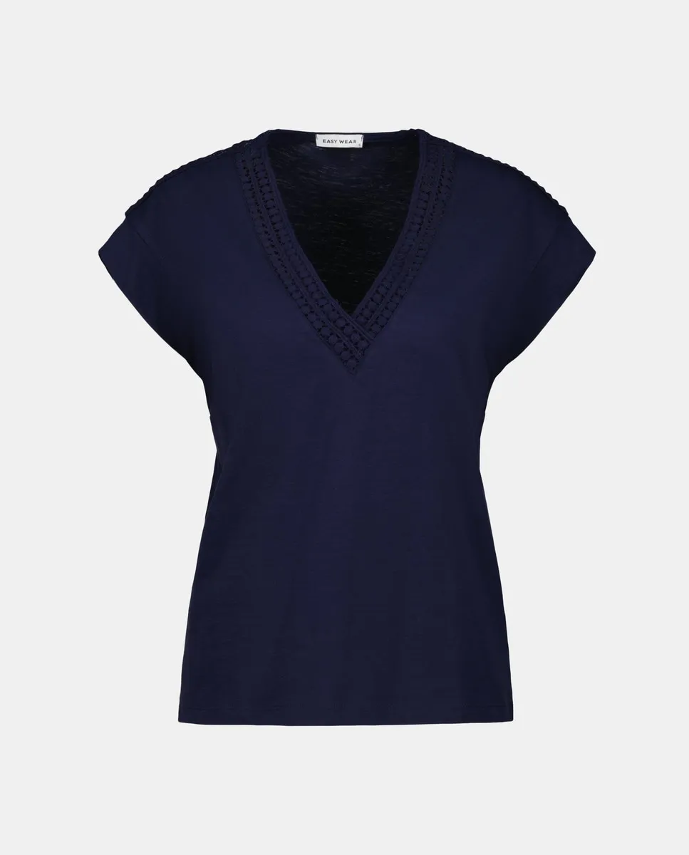 

Футболка с коротким рукавом крючком Easy Wear, черный