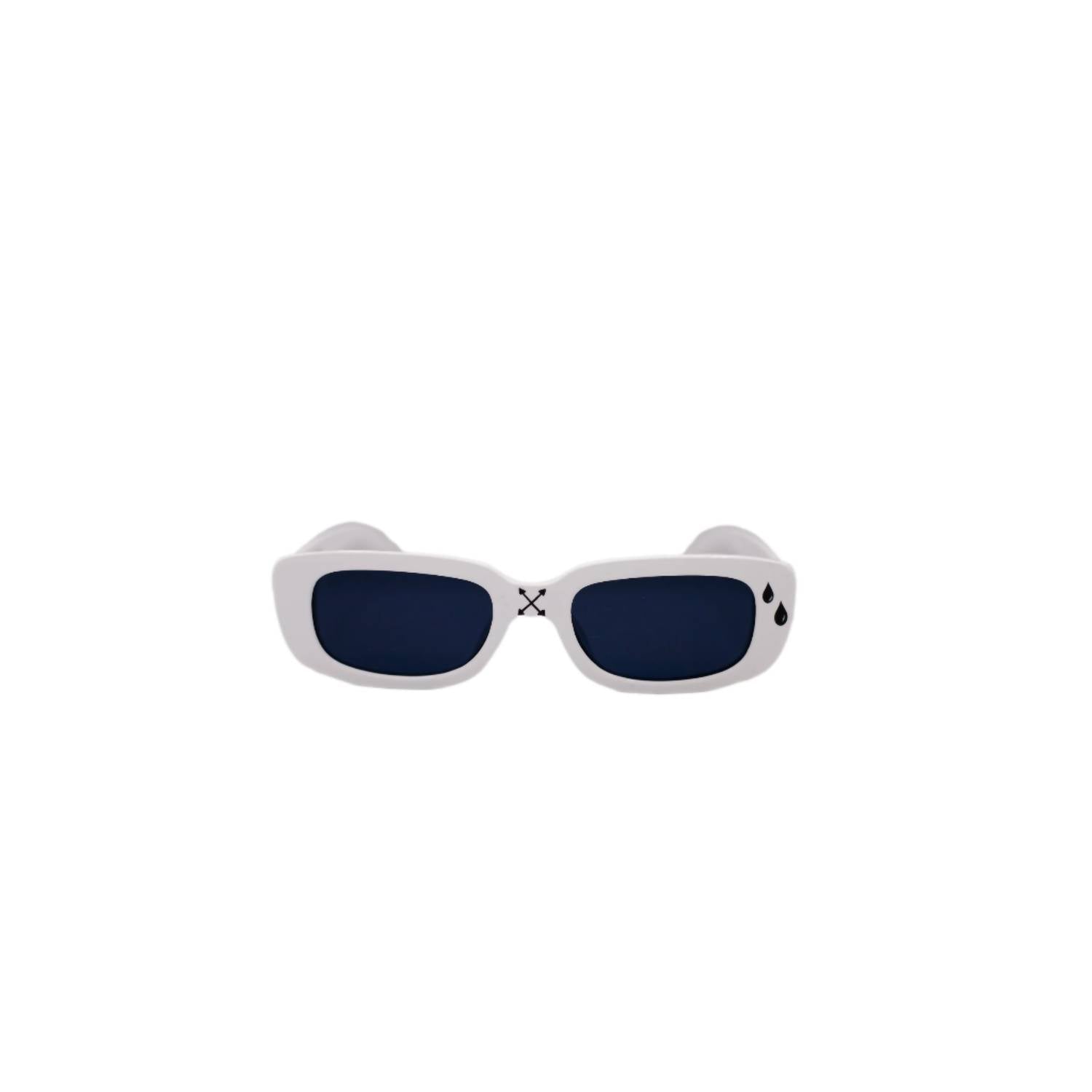 

Женские солнцезащитные очки Toxic Eyewear белого цвета knotWTR