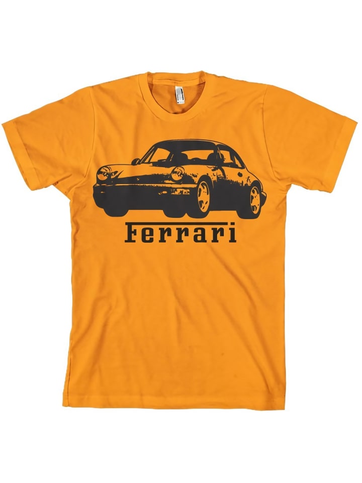 

Футболка 911 T-Shirt оранжевого цвета Ferrari, Оранжевый, Футболка 911 T-Shirt оранжевого цвета Ferrari