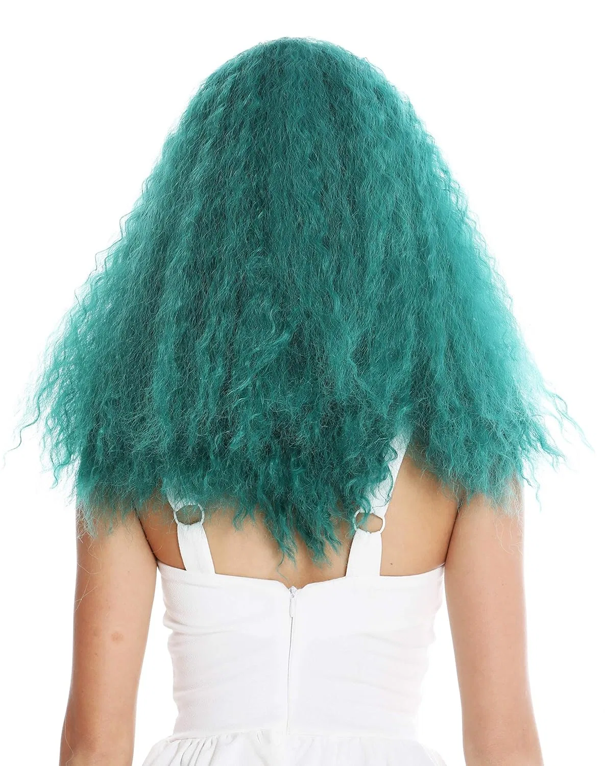Женский парик WIG ME UP YZF-7304-BD, длинные пышные кудрявые волосы, зеленый Wig Me Up, Turquoise Green (Bd) — фото 4